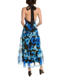Milly Hayden Watercolor Silk-Blend Organza Dress