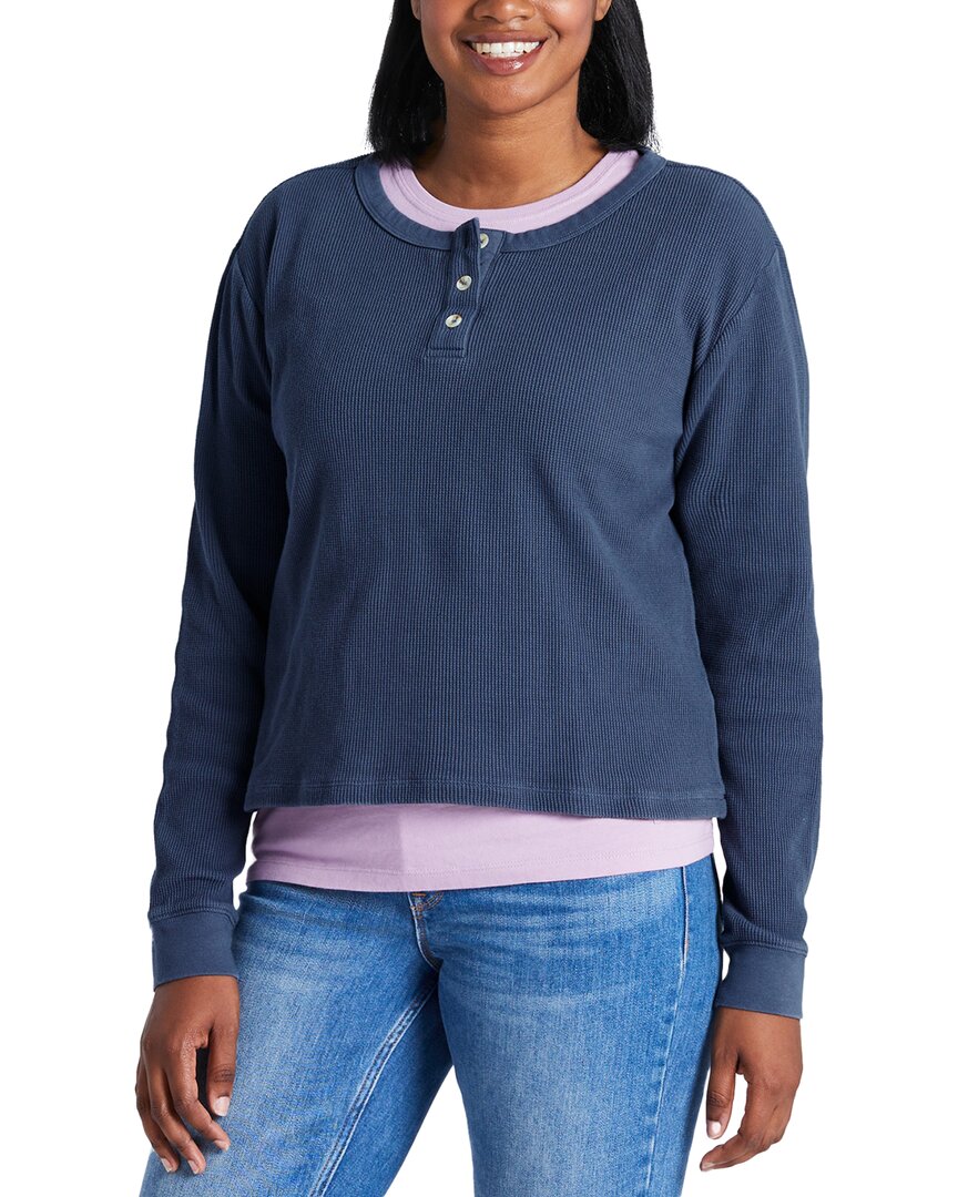 Life is Good® Life Is Good® Boxy Thermal Henley