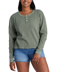 Life is Good® Life Is Good® Boxy Thermal Henley