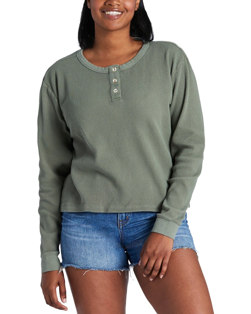 Life is Good® Life Is Good® Boxy Thermal Henley