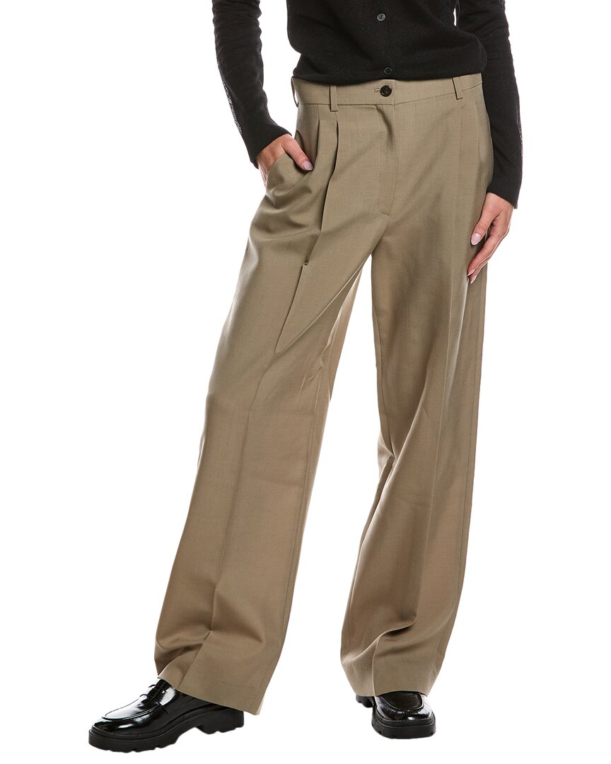 The Row Bogat Wool, Silk, & Mohair-Blend Pant