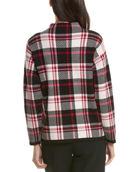 Jones New York Funnel Mock Neck Sweater