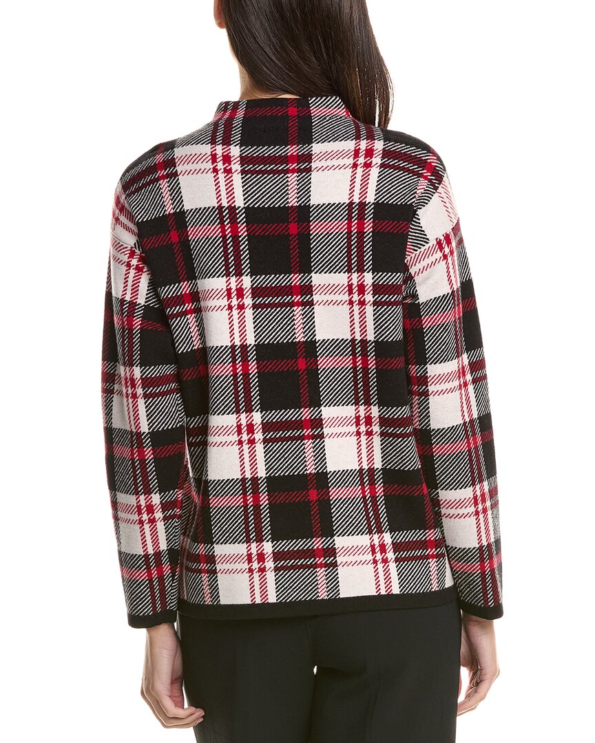Jones New York Funnel Mock Neck Sweater