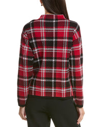 Jones New York Funnel Mock Neck Sweater