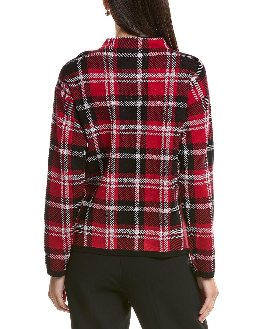 Jones New York Funnel Mock Neck Sweater