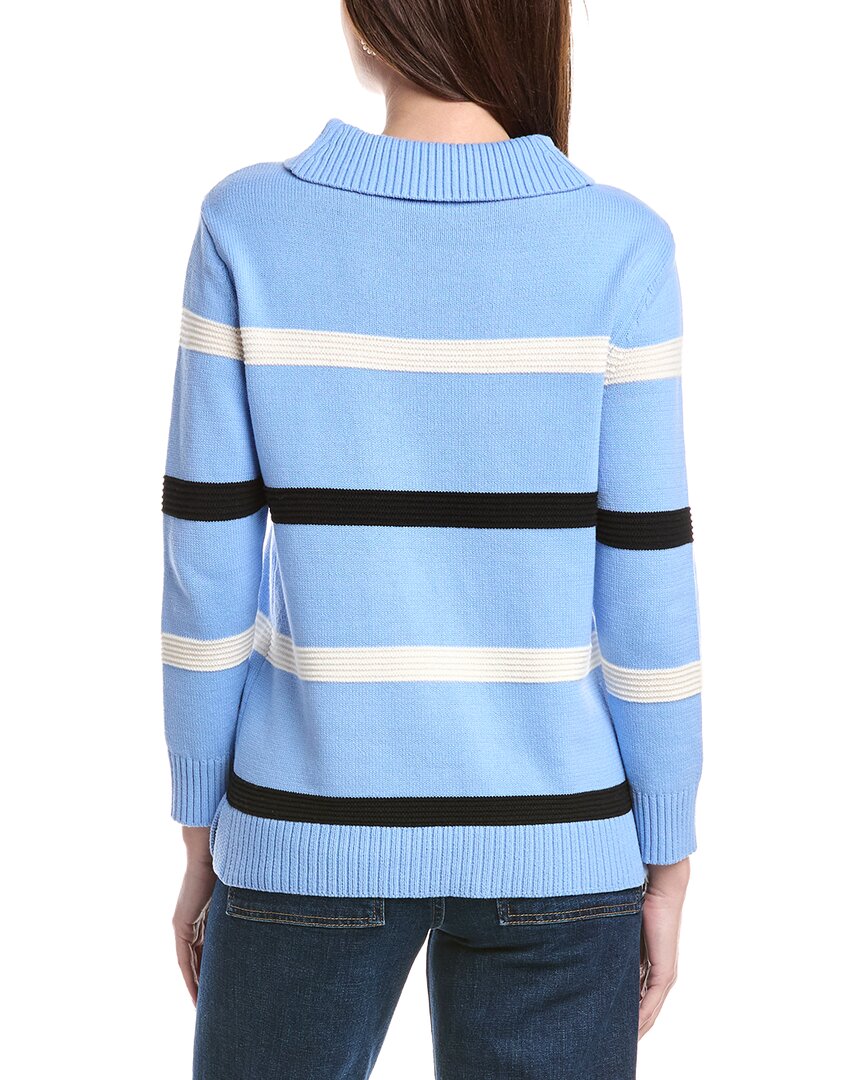 Jones New York Folded Mock Neck Sweater
