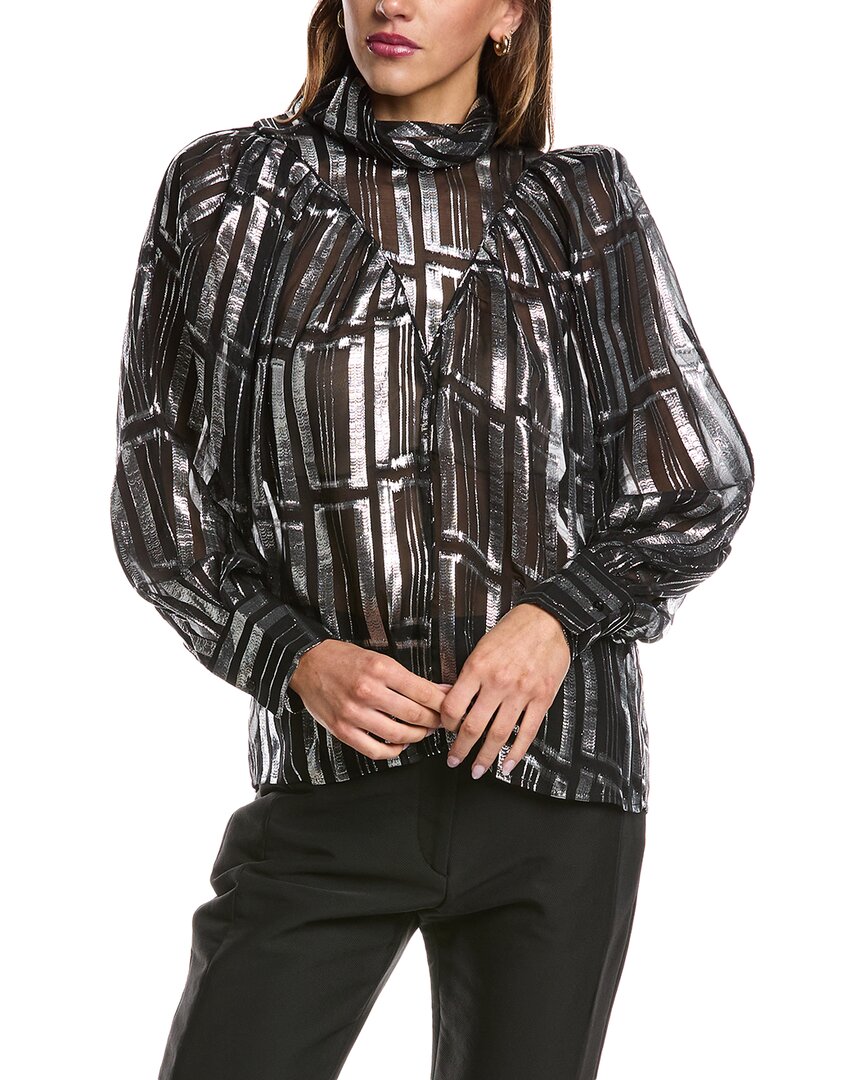 Iro Claireta Silk-Blend Top