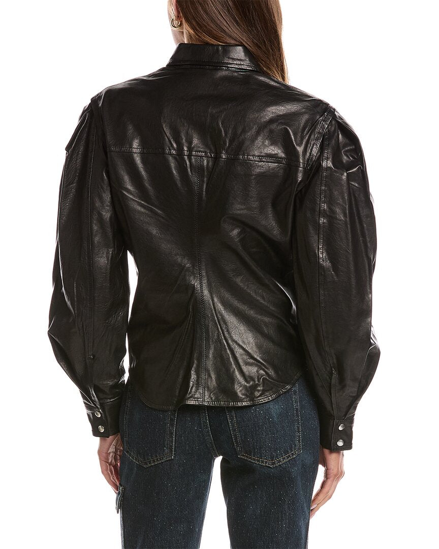 Iro Mizio Leather Shirt