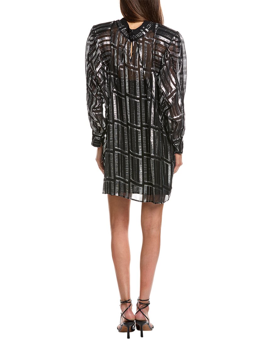 cat mini dress Iro Cat Silk-Blend Mini Dress, Black / 36
