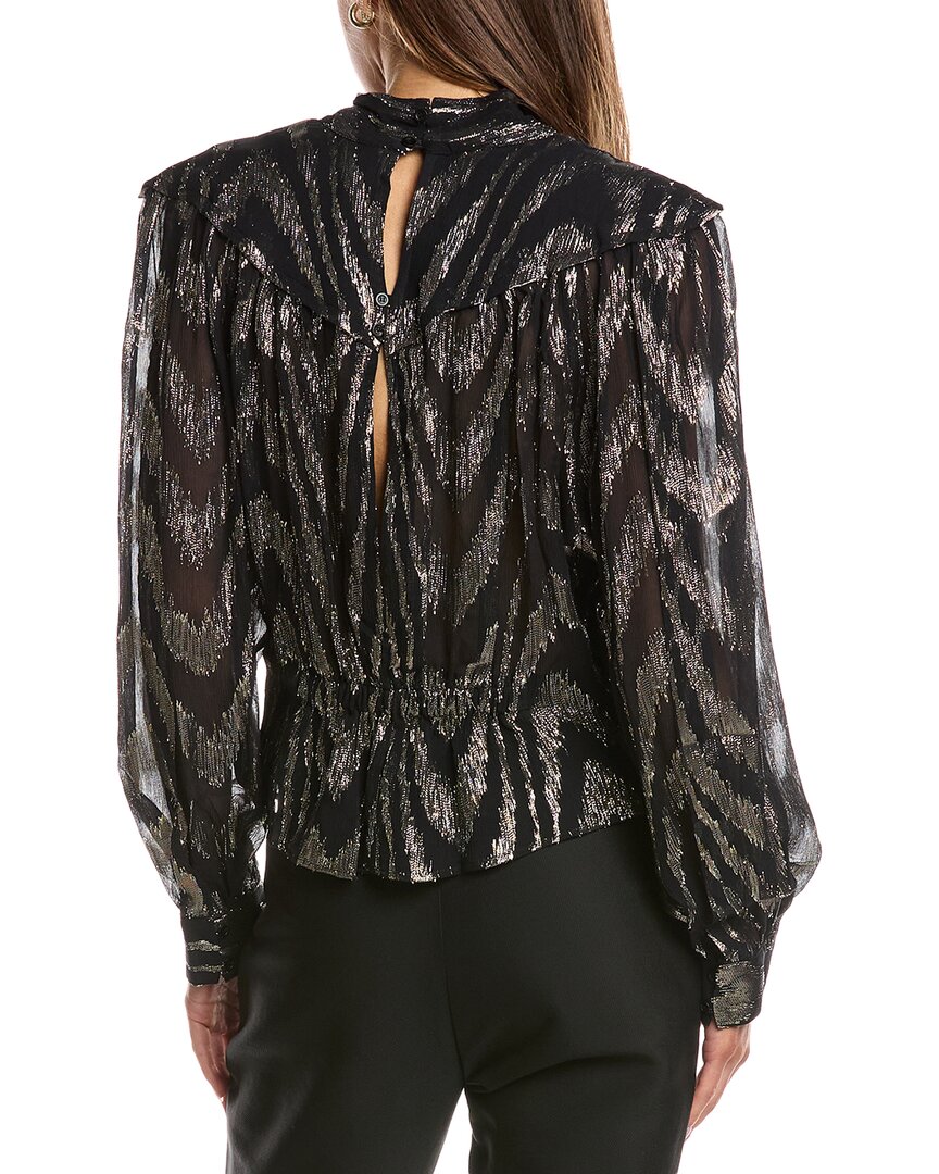 Iro Lila Silk-Blend Top