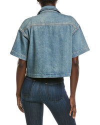 Triarchy Lottie Cropped Boxy Tie Shirt