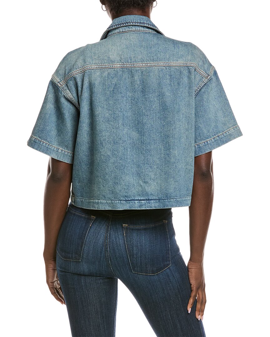 Triarchy Lottie Cropped Boxy Tie Shirt