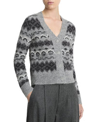 Vince Fairisle Alpaca-Blend Cardigan