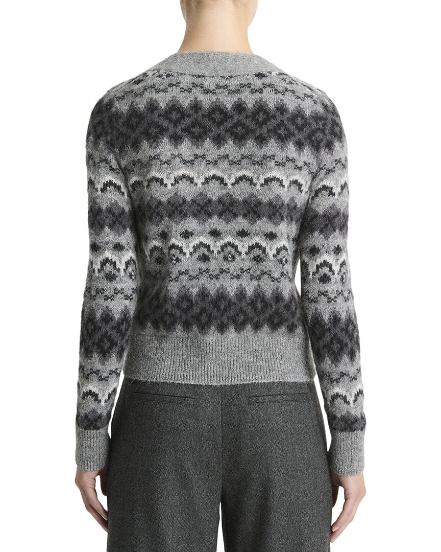 Vince Fairisle Alpaca-Blend Cardigan