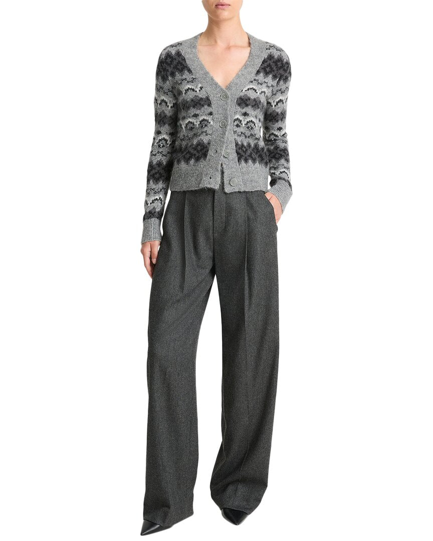 Vince Fairisle Alpaca-Blend Cardigan