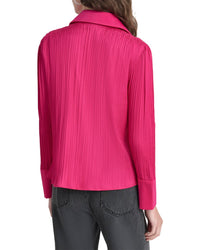 Dkny Pleated Satin Blouse