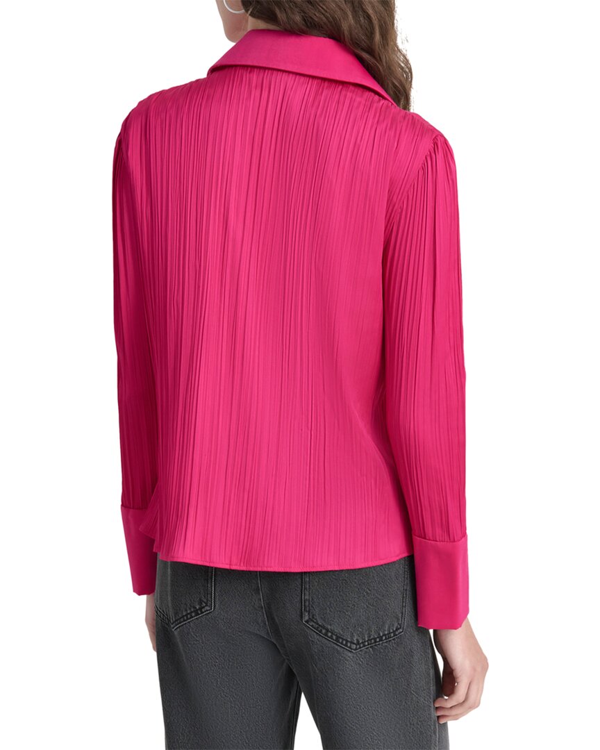 Dkny Pleated Satin Blouse