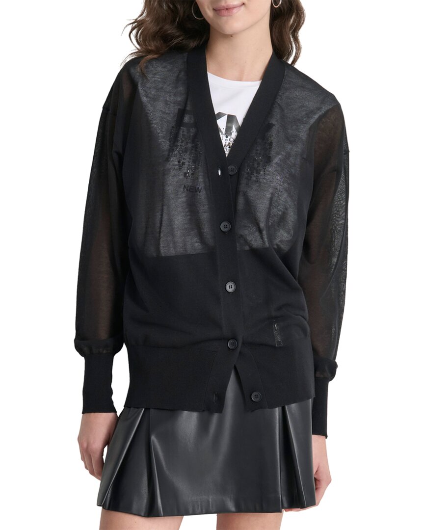 Dkny Sheer Cardigan