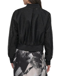 Dkny Circle Eyelet Organza Jacket