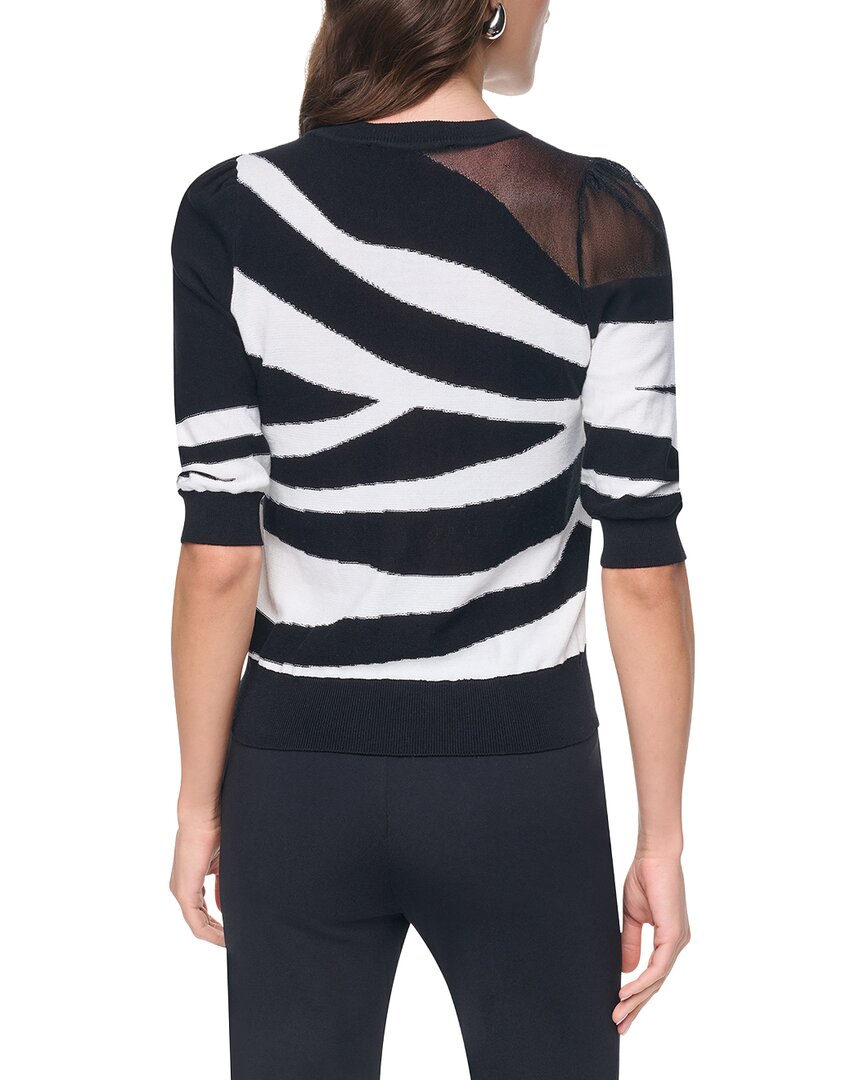 Dkny Zebra Print Sweater