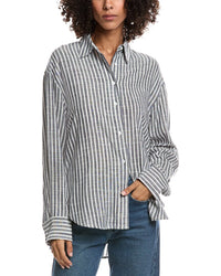Lyra & Co Lyra & Co Linen-Blend Shirt