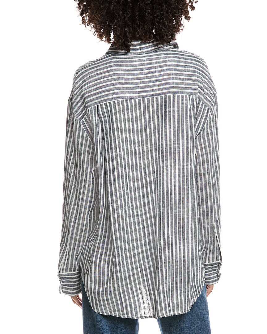 Lyra & Co Lyra & Co Linen-Blend Shirt