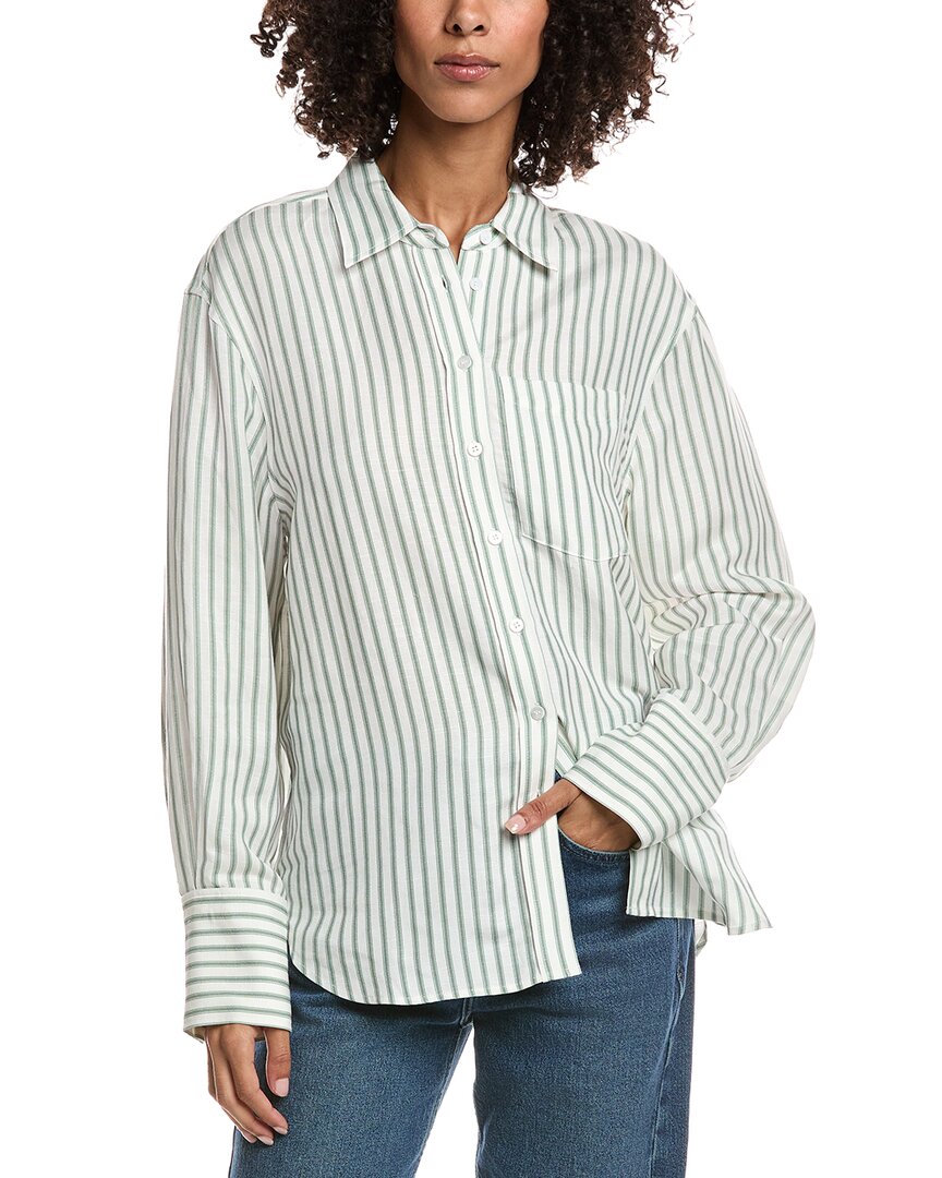Lyra & Co Linen-Blend Shirt