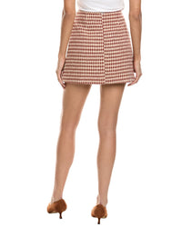 Hl Affair Houndstooth Mini Skirt