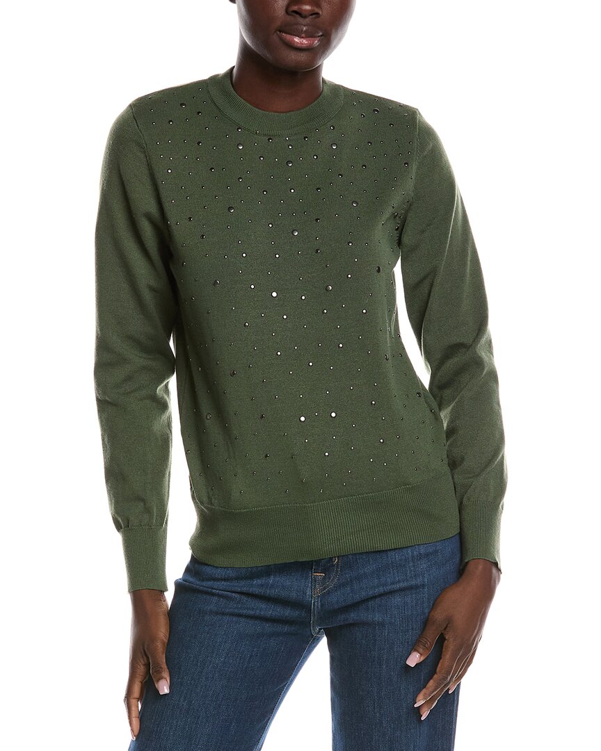 Nanette Nanette Lepore Studded Front Sweater