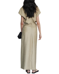 August 1997 Wool-Blend Maxi Dress