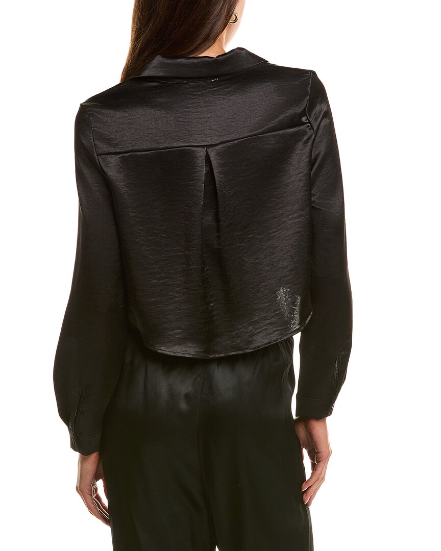 Luxe Always Satin Crop Blouse