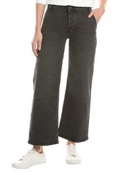 Hudson Jeans Rosie High-Rise Smokey Trouser Wide Leg Ankle Jean