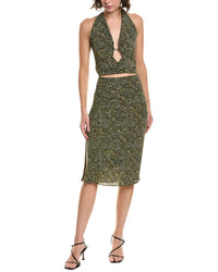Isabel Marant Printed Jersey Midi Skirt
