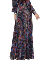 L’Agence Luca Full Maxi Skirt
