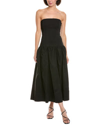 A.L.C. June Linen-Blend Midi Dress