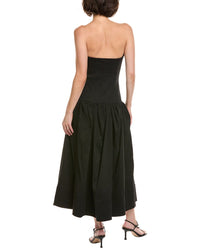A.L.C. June Linen-Blend Midi Dress