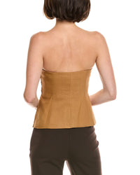 A.L.C. Renee Linen-Blend Bustier Top