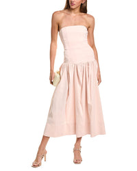 A.L.C. A.L.C. June Linen-Blend Midi Dress