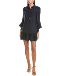 Cinq À Sept Lelaina Silk Shirtdress