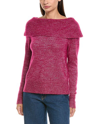 Paige Metallic Izabella Wool-Blend Sweater