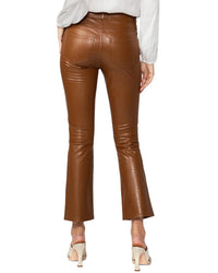 Paige Claudine Dark Argan Ankle Flare Jean