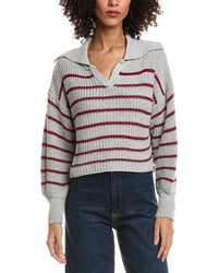 Madison Miles Knit Polo Sweater