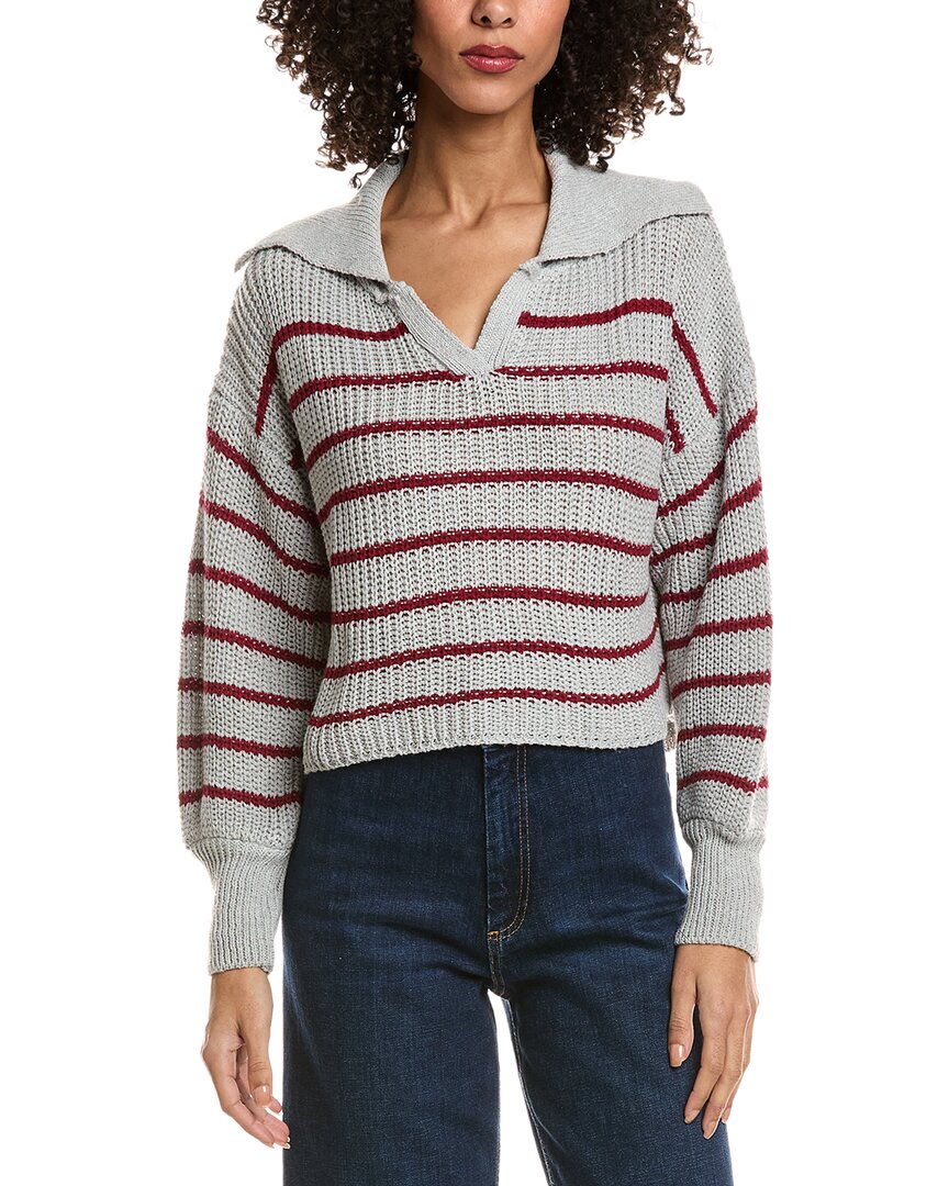Madison Miles Knit Polo Sweater