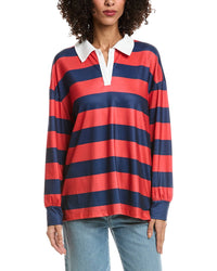 Madison Miles Stripe Polo Shirt