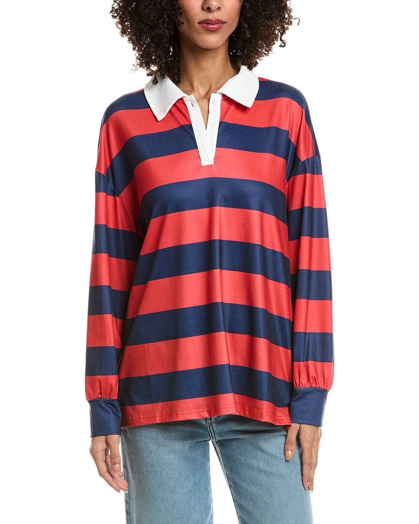 Madison Miles Stripe Polo Shirt