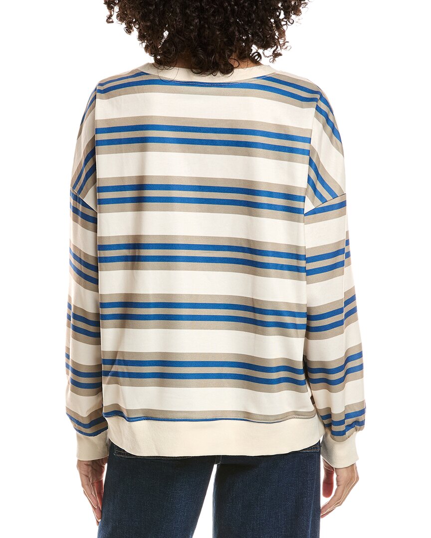 Madison Miles Stripe Sweatshirt