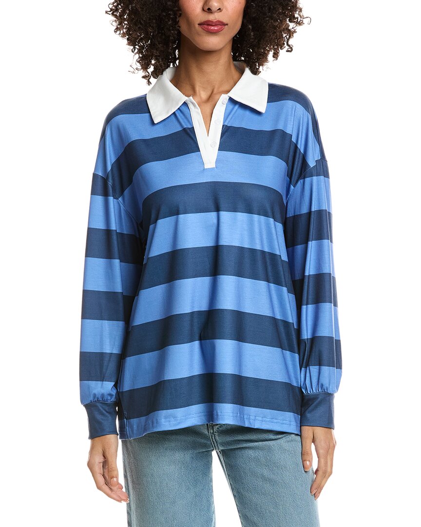 Madison Miles Stripe Polo Shirt