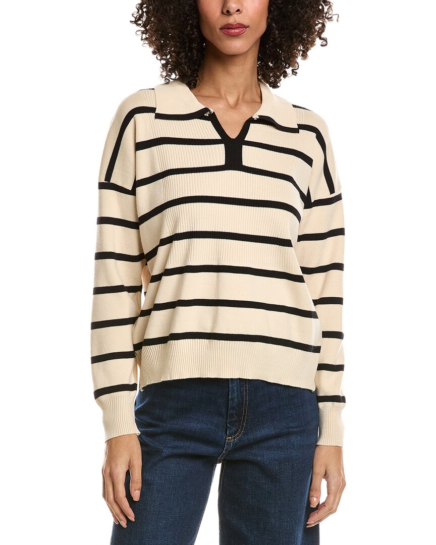 Madison Miles Knit Polo Sweater