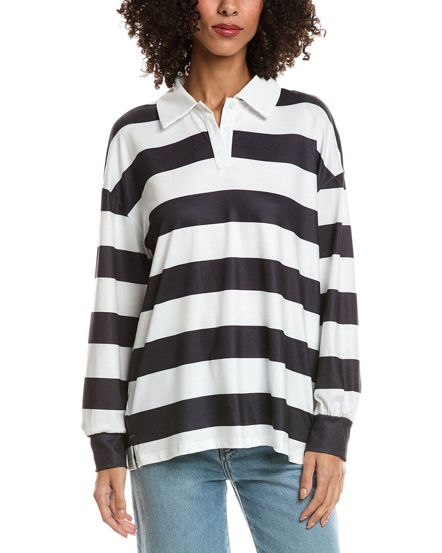 Madison Miles Stripe Polo Shirt