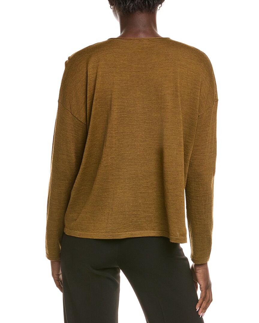 EILEEN FISHER Dnu Eileen Fisher Crewneck Wool Sweater